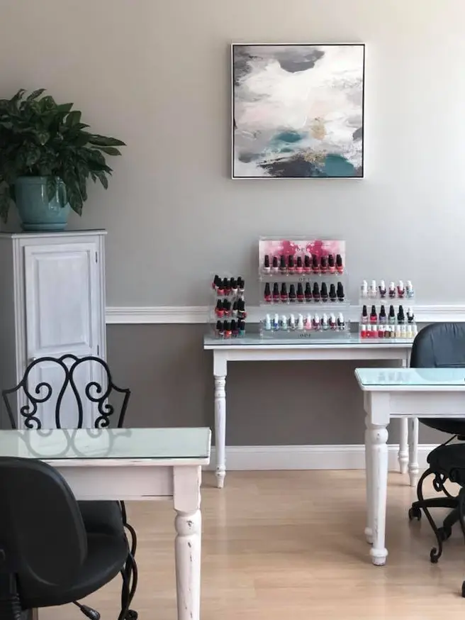 manicures and pedicures at spa
